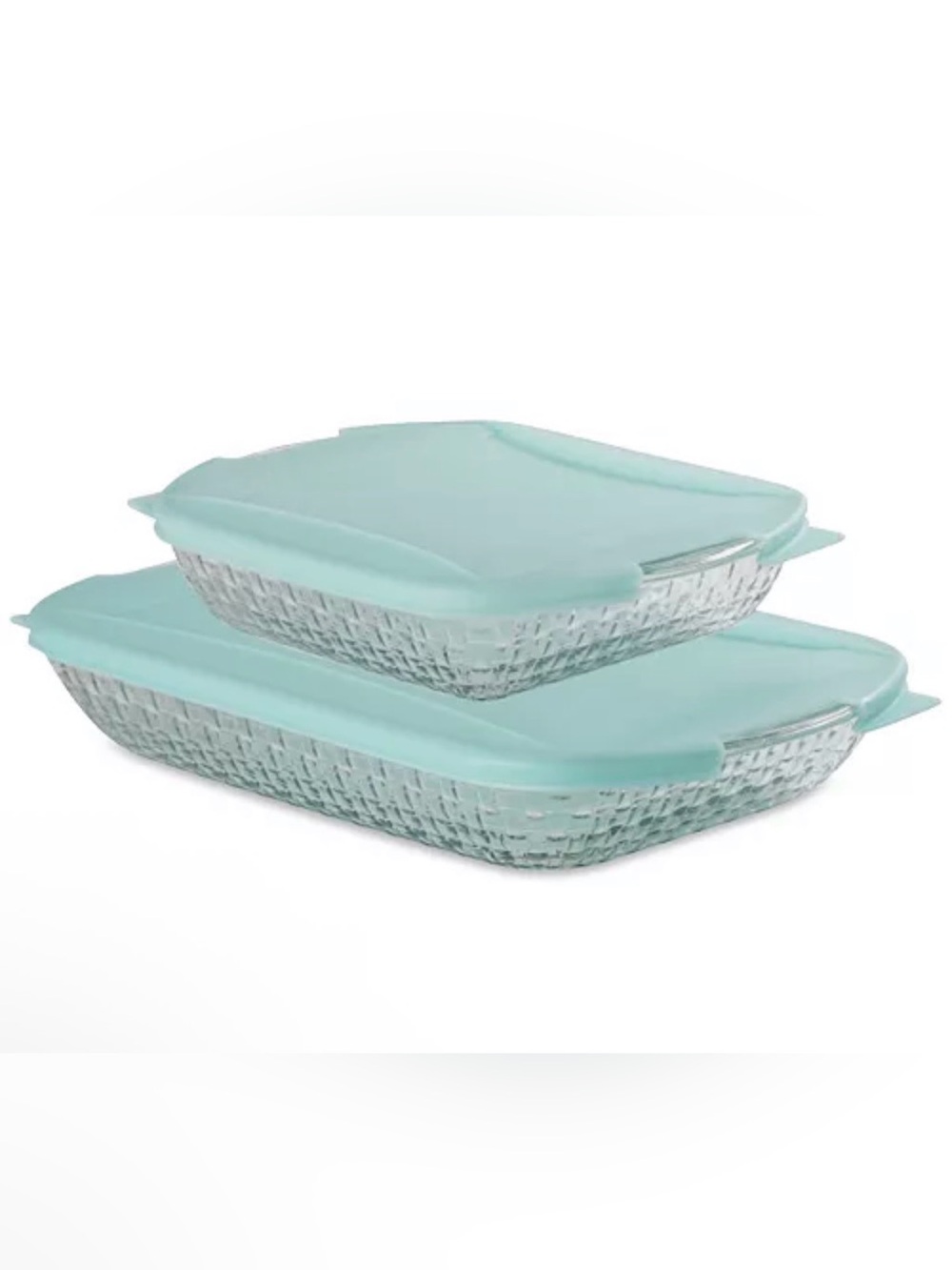 Basketweave Embossed 4-Piece Bakeware Bundle